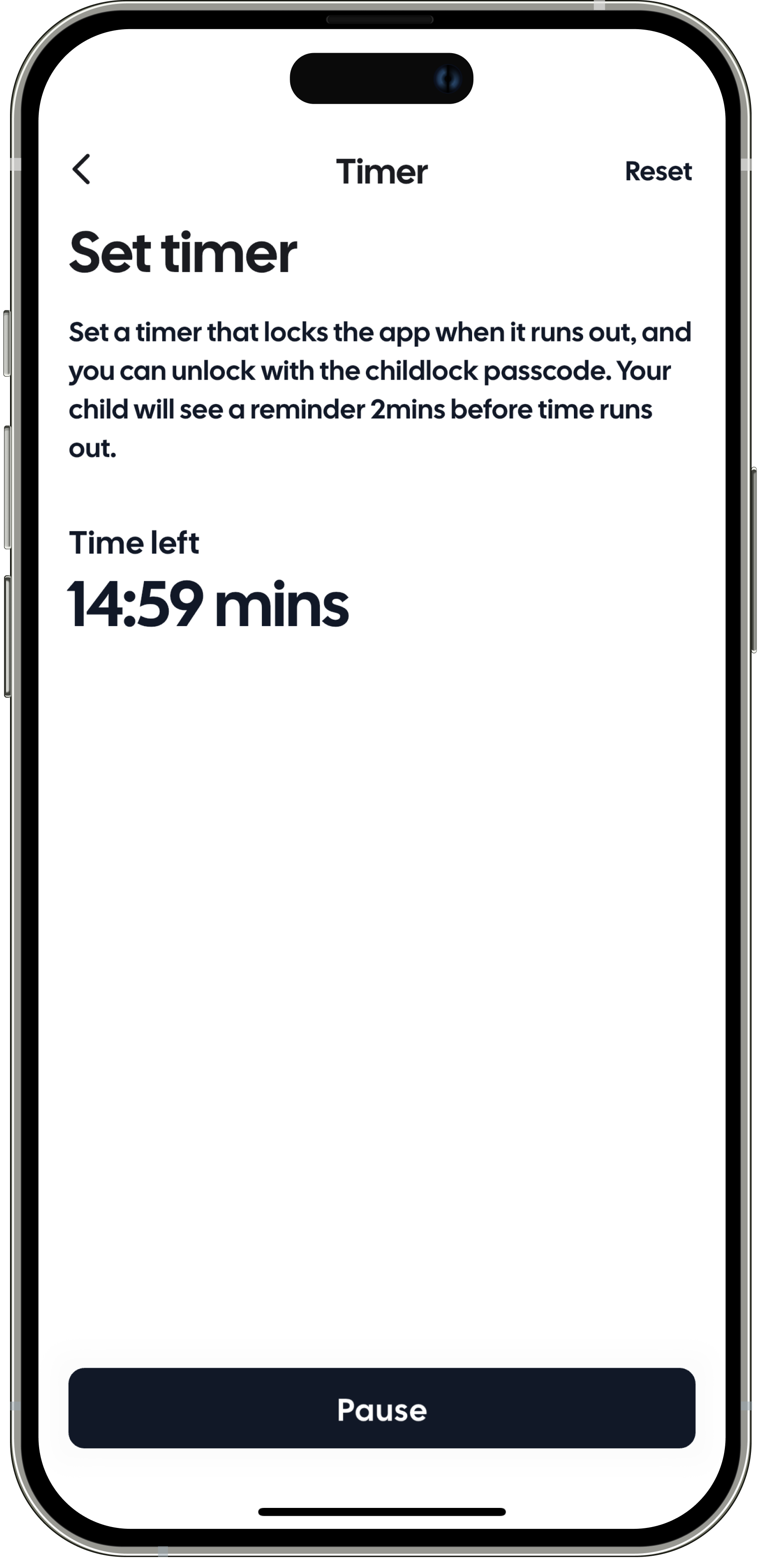 Minimize screen time with timers